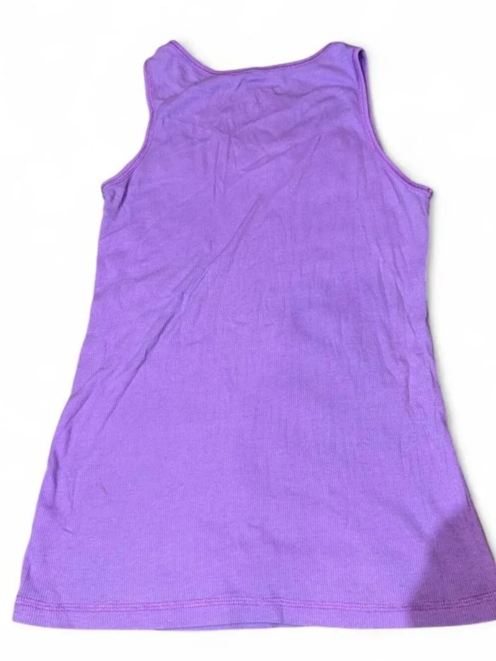 Justice Purple Ribbed Tank Top Girls Size 16